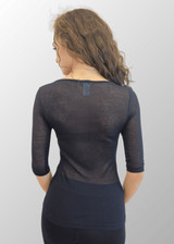 Maglia manica 3/4 Amelia in Modal Cashmere