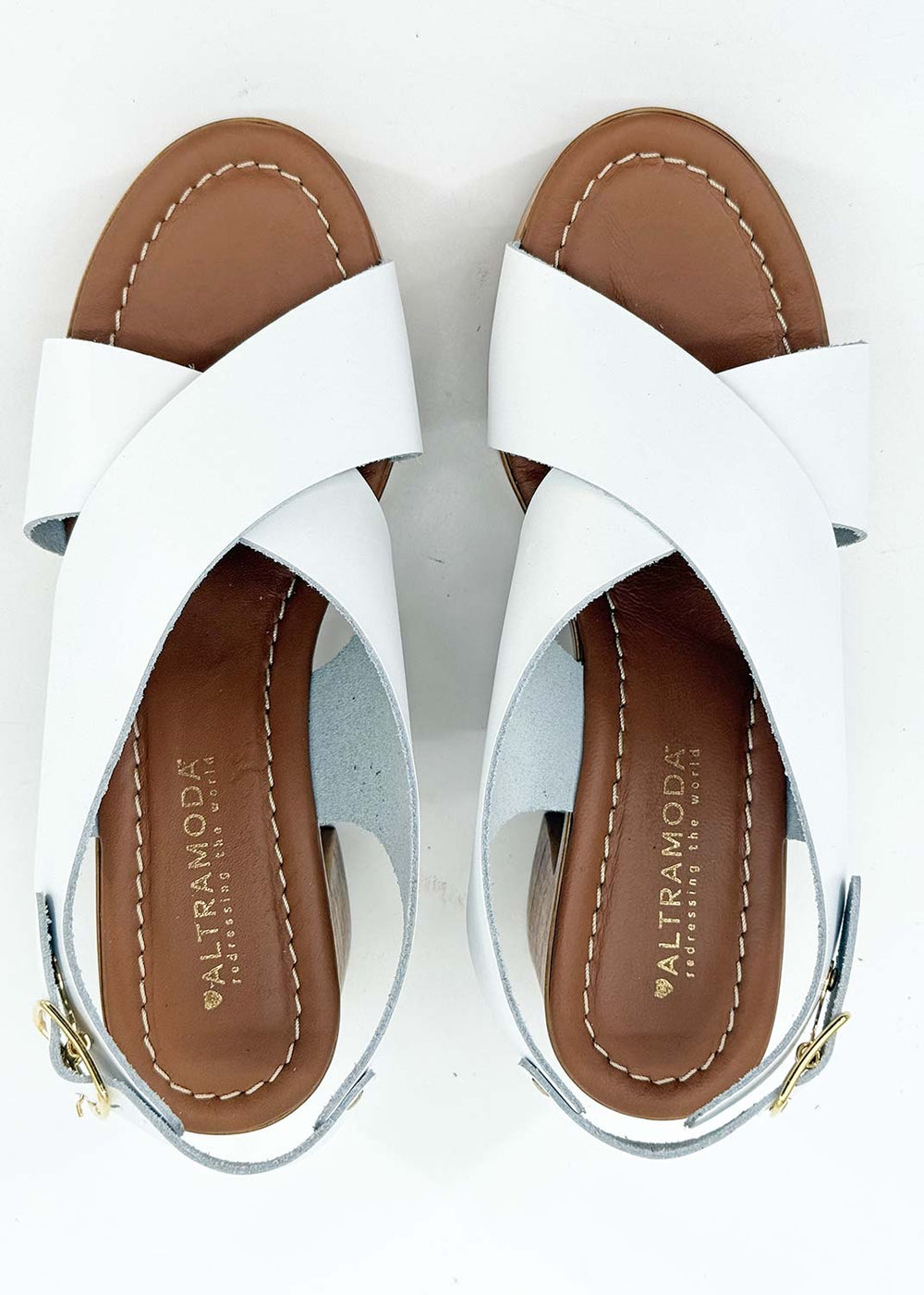 Sandali Firenze 100 da Donna in pelle concia vegetale – Altramoda