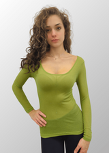 Maglia manica lunga Brigitta in Modal Cashmere