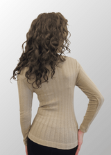 Maglia jacquard Renata in Lana Seta