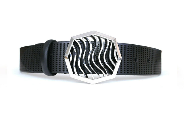 Cintura ONDE PALLADIO ANTICO in pelle a concia vegetale