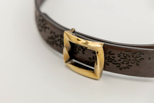 Cintura RITORTA ORO ANTICO in vacchetta a concia vegetale