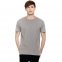 T-shirt unisex melange in puro cotone biologico - Grigio Melange