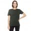 T-shirt unisex stone washed in puro cotone biologico - Verde