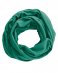 Sciarpa ad anello in canapa e cotone biologico - Verde