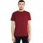 T-shirt unisex manica corta Colori Caldi in cotone biologico - Rosso Scuro