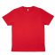 T-shirt unisex manica corta Colori Caldi in cotone biologico - Rosso