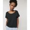 T-shirt donna Chiller Relaxed in cotone biologico - Nero