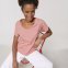 T-shirt donna Chiller Relaxed in cotone biologico - Rosa antico