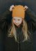 Cappello Cuffia KIDS per bambini in cotone biologico - Ginger