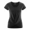 T-shirt Yoga con nodo in vita in canapa e cotone biologico - Nero
