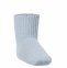 Baby Alpaca and cotton socks for children - Blue