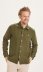 Men's Shirt in 100% Organic Linen - Dark green