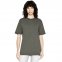 T-shirt Oversize unisex stone washed in cotone biologico - Grigio