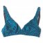 Bikini Colorio REGGISENO in cotone biologico - Ghepardo blu