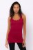 Top Skyler Tunic in Canapa Lyocell - Rosso