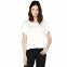 T-shirt Boxy donna in Viscosa ECOVERO™ e Cotone Biologico - Bianco