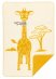 Copertina calda Gringo Giraffa in pile di cotone biologico 75x100 - Miele