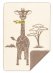 Copertina calda Gringo Giraffa in pile di cotone biologico 75x100 - Tortora