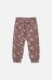Pantaloni Gabriela per bambine in cotone biologico - Cioccolato