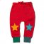 Pantaloni comodi Star per bambini in puro Cotone Biologico Fairtrade - Rosso