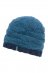 Cappello da donna in lana naturale Blu/Rabarbaro - Blu