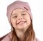 Cappello Walkiddy per bambini in pile di cotone biologico - Rosa