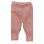 Pantaloni a maglia per bambine in Cotone Biologico - Rosa