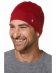 Cappello WENDEMETZE reversibile unisex in pura lana di Alpaca - Rosso - Grigio