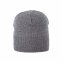 Cappello da uomo a maglia in pura lana merinos - Grigio Argento