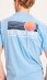 T-shirt Alder Sunset da uomo in puro cotone biologico - Celeste
