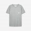 T-shirt Square Pocket con taschino da uomo in puro cotone biologico - Grigio Melange
