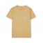 T-shirt Square Pocket con taschino da uomo in puro cotone biologico - Ocra