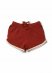 Pantaloncini per bambini Stile Vintage puro cotone biologico - Rosso Mattone