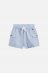 Pantaloncini Hakon per bambini in cotone e lino - Azzurro