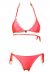 Essential Bikini push-up a triangolo costume da bagno in cotone - Rosso