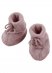 Baby shoes in organic wool fleece - Melange - Pink
