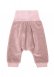 Pantaloni per neonati in ciniglia di cotone biologico - Rosa