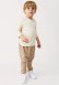 Pantaloni Eddie per neonati e bimbi in pura lana merinos - Sabbia