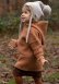 Cappotto per bambini in lana cotta biologica - Beige