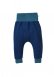 Pantaloni Bloomers per bambini in pura lana cotta biologica - Blu