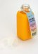Bottiglia in vetro con rivestimento in silicone 500ml - Arancio