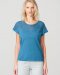 T-shirt a maglia da donna in Canapa e Cotone Biologico - Blu Atlantico