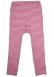 Leggings per bambini in lana biologica e seta - Righe rosa