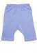 Pantaloncini per bambini in lana, cotone bio e seta - Azzurro Melange