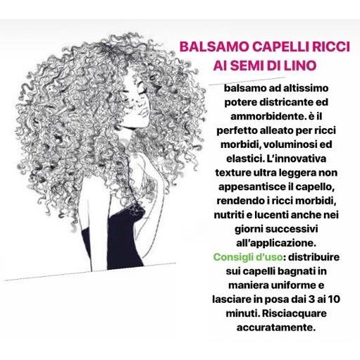 Balsamo Capelli Ricci ai Semi di Lino - Alkemilla_57907