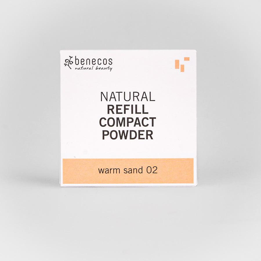 Refill Cipria compatta - 02 Warm Sand BioVegan Benecos_72129
