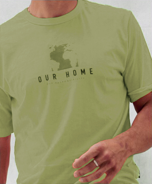 T-shirt OUR HOME da uomo in cotone biologico e TENCEL™  Modal_92753