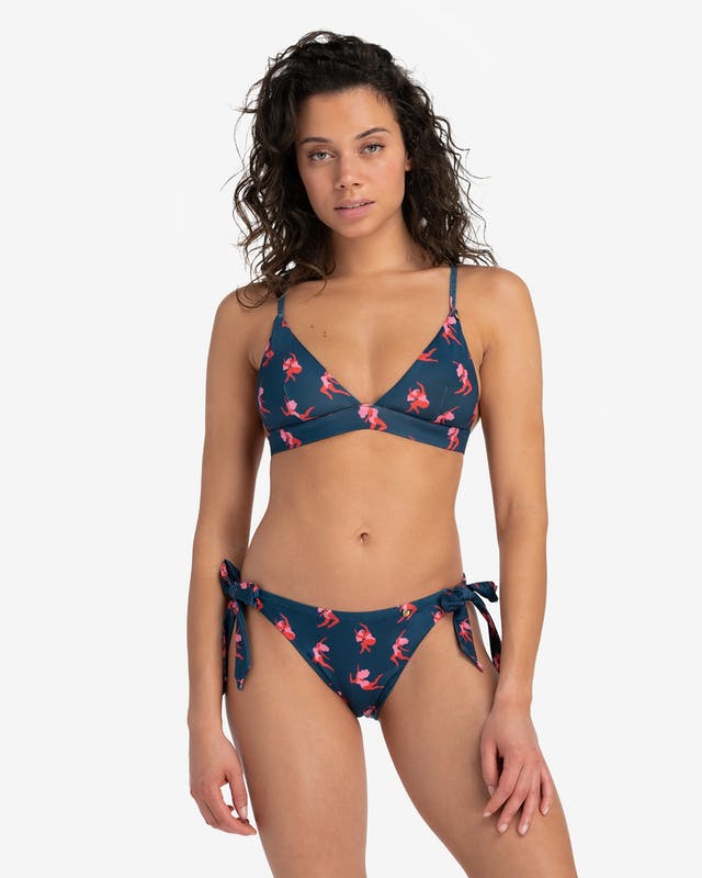 ad asciugatura rapida RYTEJFES Bikini da donna grande seno motivo floreale bikini da spiaggia costume da bagno classico modellante vintage 