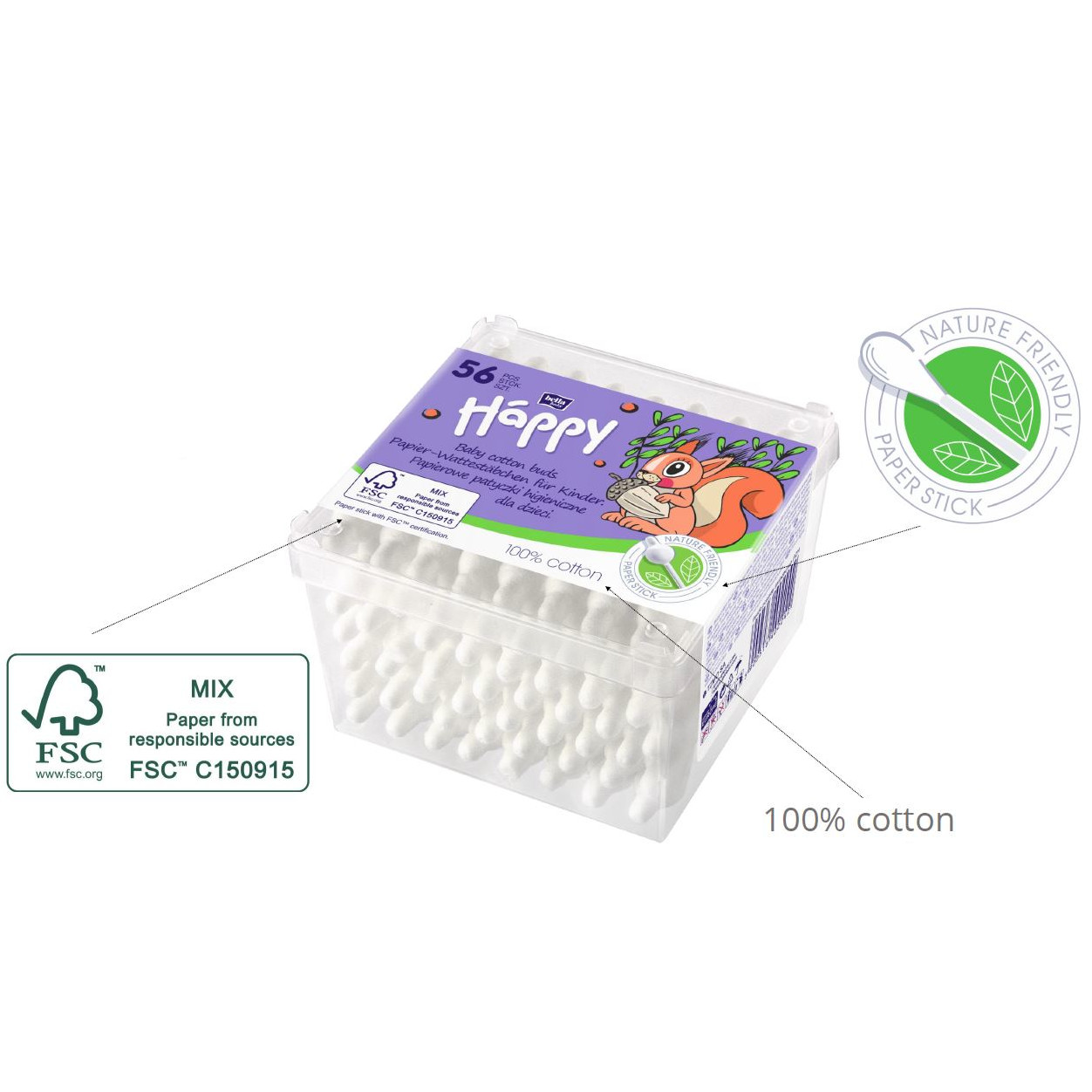 Cotton fioc neonati per le orecchie biodegrababili_68680